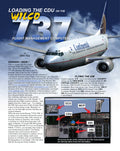 Loading the CDU on the Wilco 737 FMC