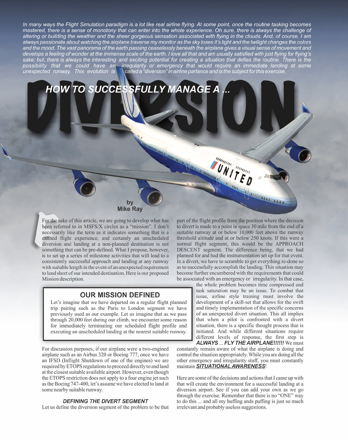 How to Successfully Manage a Diversion