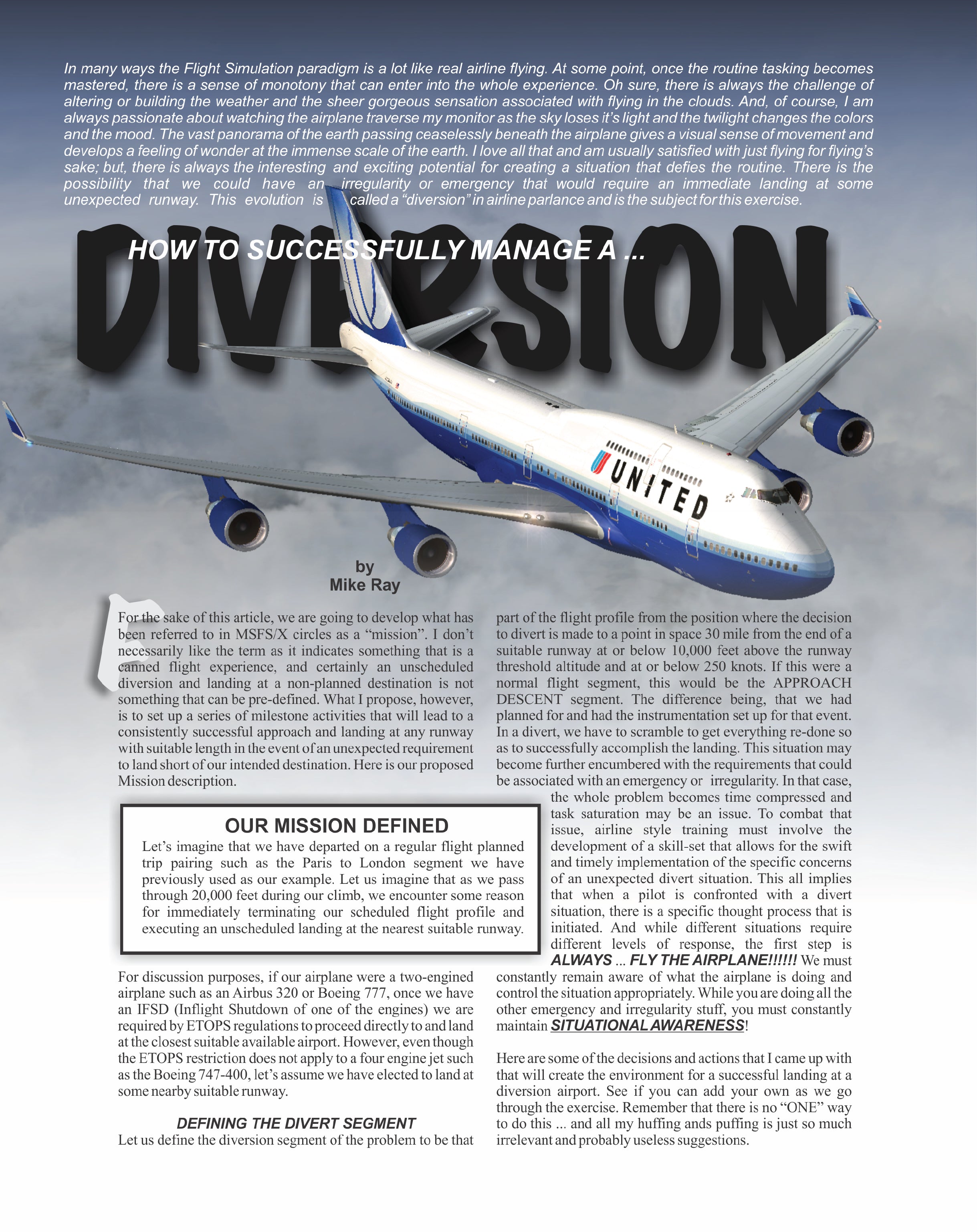 How to Successfully Manage a Diversion