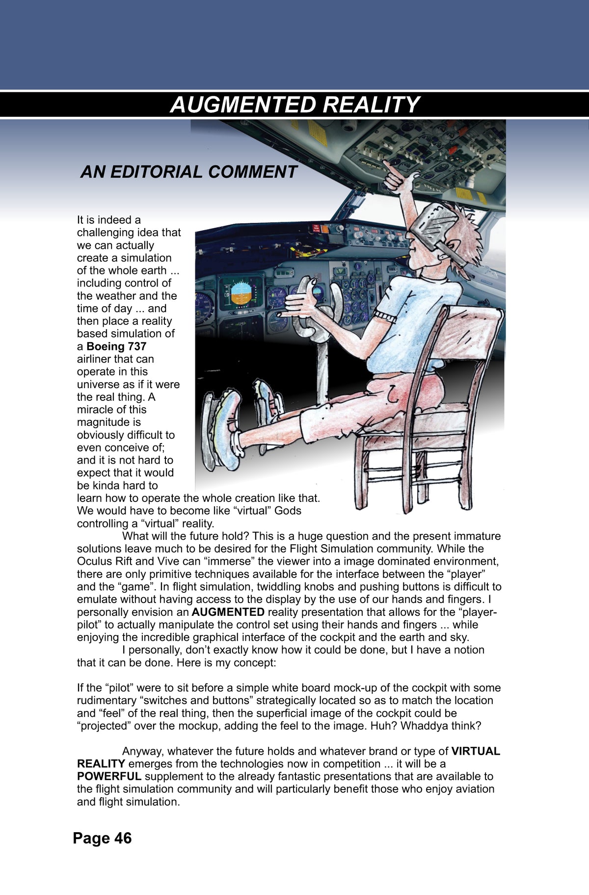 Boeing 737-300 X-Plane IXEG flight simulator training guide interior page
