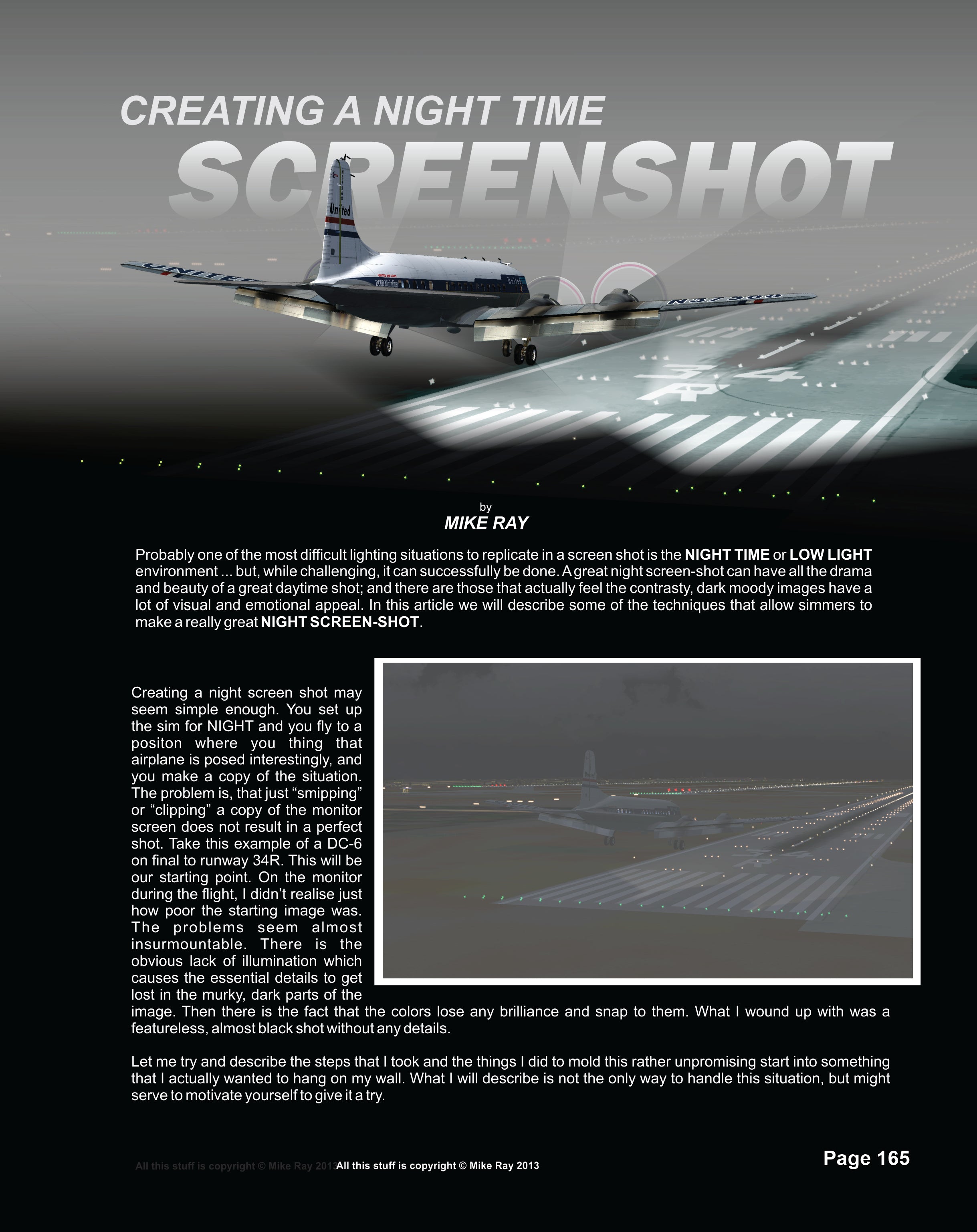 Creating a Nighttime Screenshot