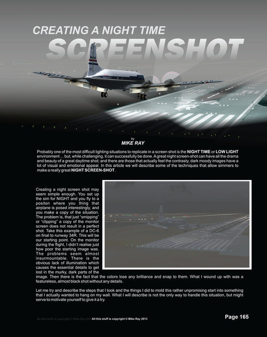 Creating a Nighttime Screenshot