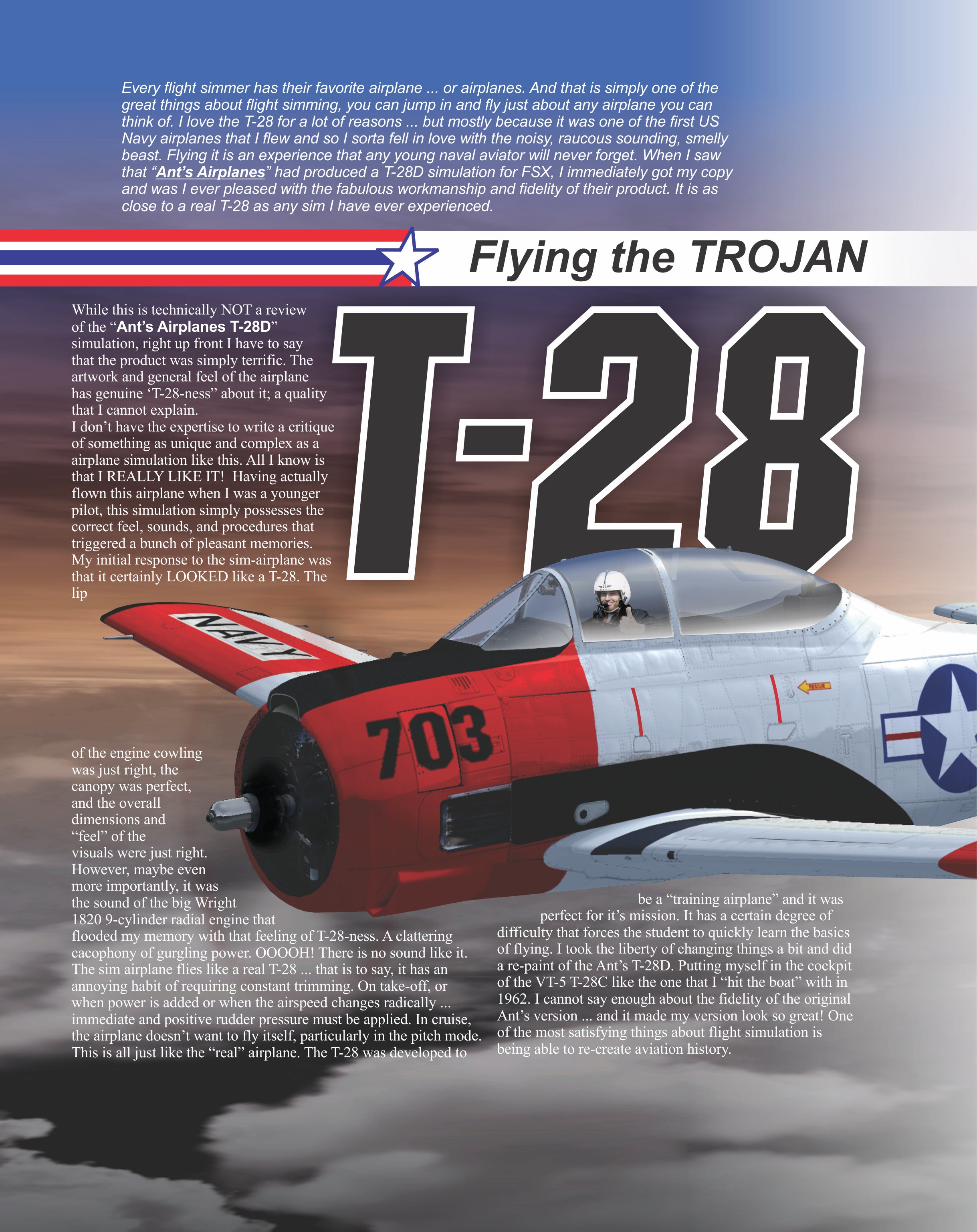 Flying the Trojan T-28