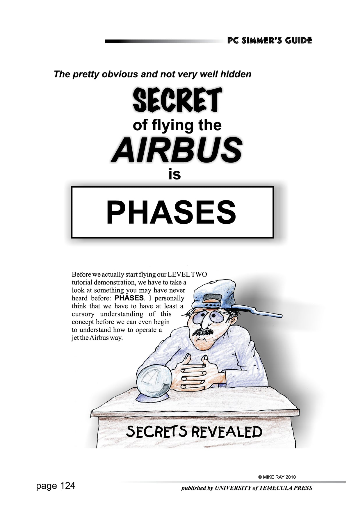 Airbus A300 flight simulation training manual interior page – cockpit procedures, secrets revealed